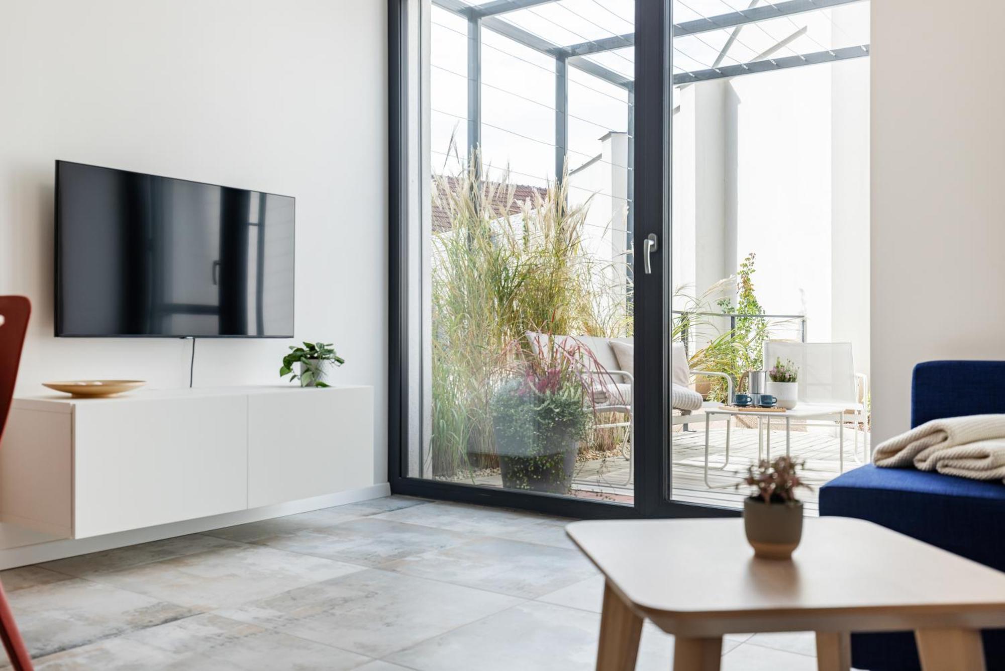 Fully Equipped With Terraces, Free Garage Parking, Netflix & Ac - By Cz Apartment Slapanice